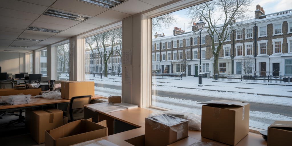 office cleanrance in winter